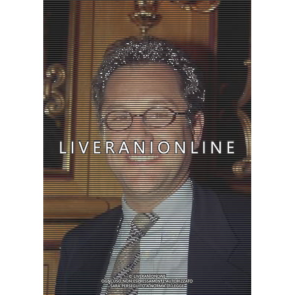 20-12-1998 MILANO HOTEL PRINCIPE E SAVOIA FESTA NATALIZIA LEGA CALCIO nella foto julio velasco ag aldo liverani sas