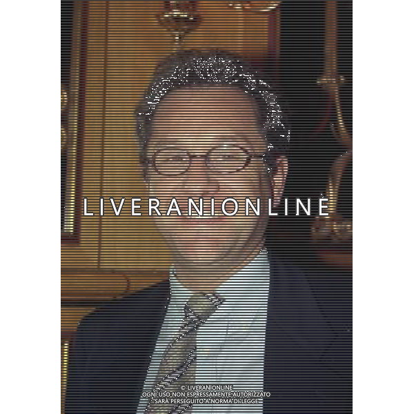 20-12-1998 MILANO HOTEL PRINCIPE E SAVOIA FESTA NATALIZIA LEGA CALCIO nella foto julio velasco ag aldo liverani sas