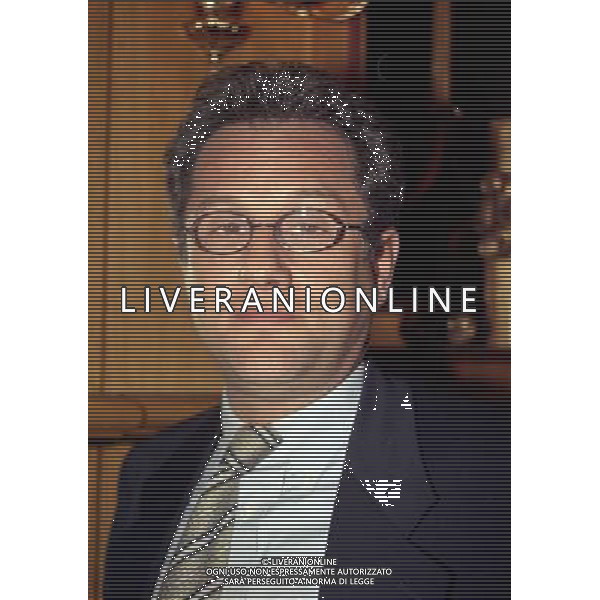 20-12-1998 MILANO HOTEL PRINCIPE E SAVOIA FESTA NATALIZIA LEGA CALCIO nella foto julio velasco ag aldo liverani sas