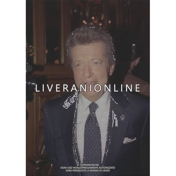 20-12-1998 MILANO HOTEL PRINCIPE E SAVOIA FESTA NATALIZIA LEGA CALCIO nella foto vittorio cecchi gori ag aldo liverani sas