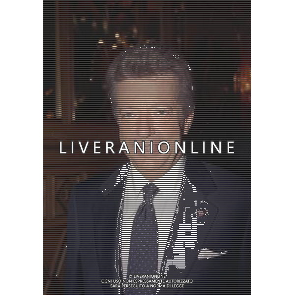 20-12-1998 MILANO HOTEL PRINCIPE E SAVOIA FESTA NATALIZIA LEGA CALCIO nella foto vittorio cecchi gori ag aldo liverani sas