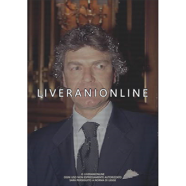 20-12-1998 MILANO HOTEL PRINCIPE E SAVOIA FESTA NATALIZIA LEGA CALCIO nella foto giancarlo antognoni ag aldo liverani sas