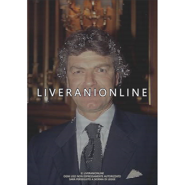 20-12-1998 MILANO HOTEL PRINCIPE E SAVOIA FESTA NATALIZIA LEGA CALCIO nella foto giancarlo antognoni ag aldo liverani sas