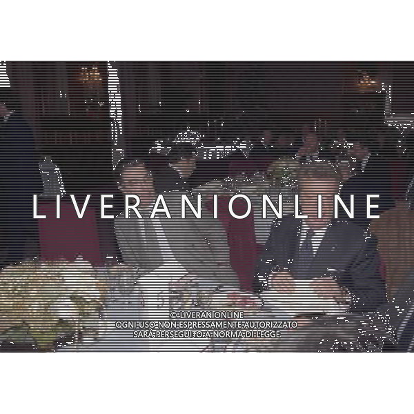 20-12-1998 MILANO HOTEL PRINCIPE E SAVOIA FESTA NATALIZIA LEGA CALCIO nella foto massimo moratti e vittorio cecchi gori ag aldo liverani sas