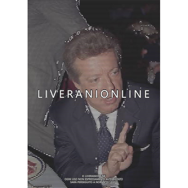 20-12-1998 MILANO HOTEL PRINCIPE E SAVOIA FESTA NATALIZIA LEGA CALCIO nella foto vittorio cecchi gori ag aldo liverani sas