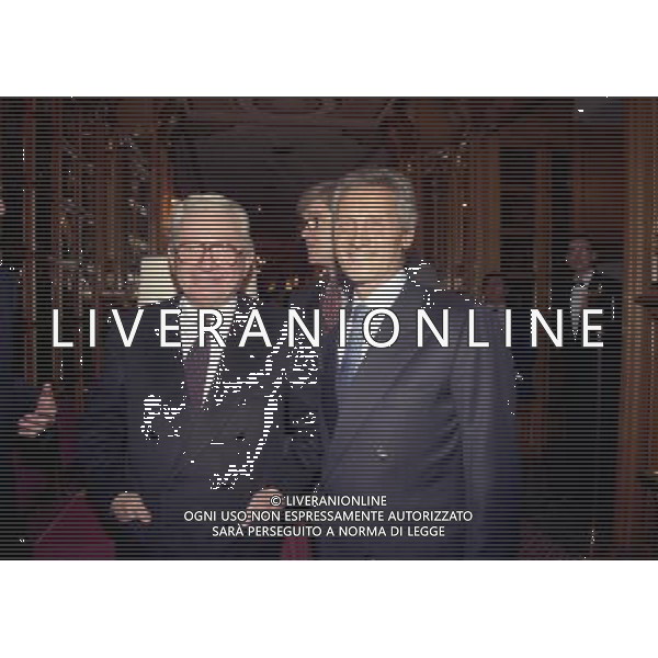 20-12-1998 MILANO HOTEL PRINCIPE E SAVOIA FESTA NATALIZIA LEGA CALCIO nella foto vittorio chiusano e sergio cragnotti ag aldo liverani sas