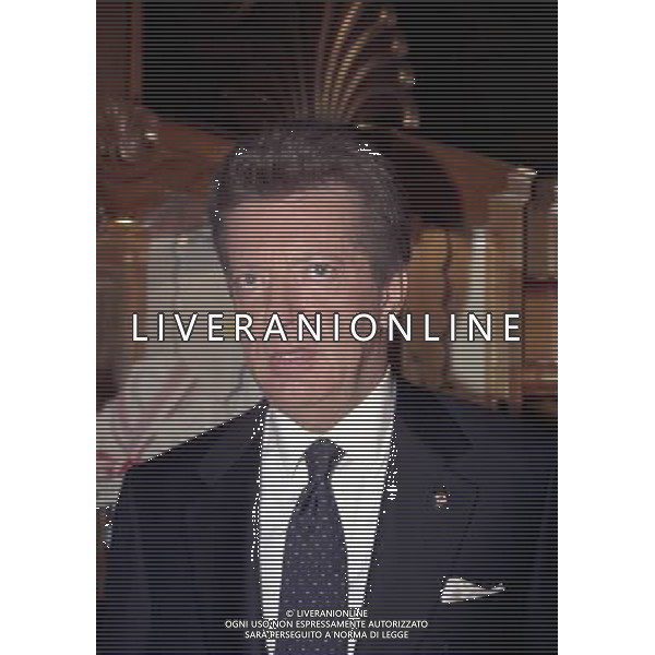 20-12-1998 MILANO HOTEL PRINCIPE E SAVOIA FESTA NATALIZIA LEGA CALCIO nella foto vittorio cecchi gori ag aldo liverani sas