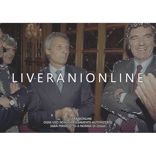 20-12-1998 MILANO HOTEL PRINCIPE E SAVOIA FESTA NATALIZIA LEGA CALCIO nella foto sergio cragnotti ag aldo liverani sas