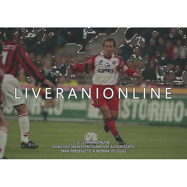 MILANO-28-10-1997 PARTITA AMICHEVOLE PER L\'ADDIO AL CALCIO DI FRANCO BARESI MILAN RESTO DEL MONDO NELLA FOTO ZICO AG ALDO LIVERANI SAS