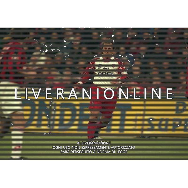 MILANO-28-10-1997 PARTITA AMICHEVOLE PER L\'ADDIO AL CALCIO DI FRANCO BARESI MILAN RESTO DEL MONDO NELLA FOTO ZICO AG ALDO LIVERANI SAS
