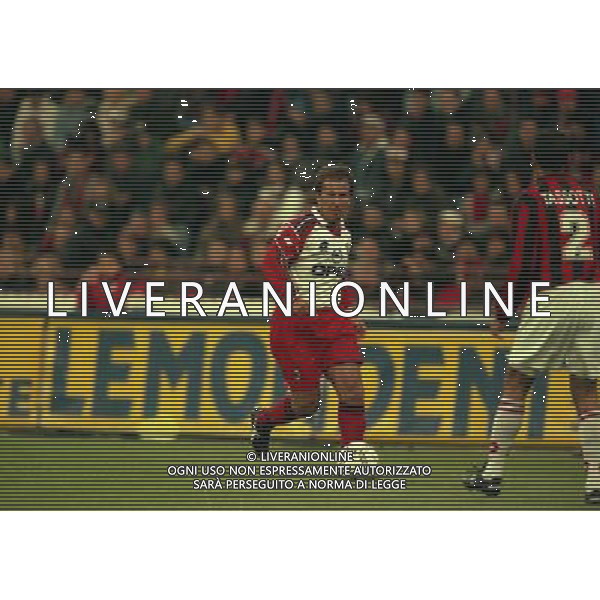 MILANO-28-10-1997 PARTITA AMICHEVOLE PER L\'ADDIO AL CALCIO DI FRANCO BARESI MILAN RESTO DEL MONDO NELLA FOTO ZICO AG ALDO LIVERANI SAS