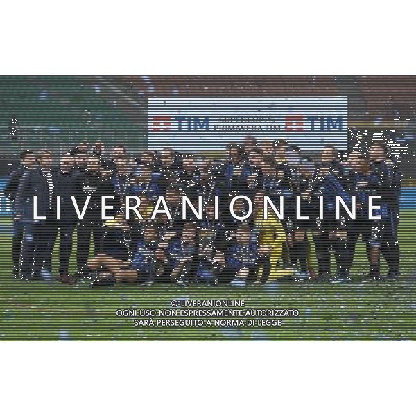 Supercoppa Primavera TIM 2017 Milano - 07.01.2018 Inter-Roma Nella Foto: esultanza e festeggiamenti a fine gara dei giocatori inter vincitori /Ph.Vitez-Ag. Aldo Liverani