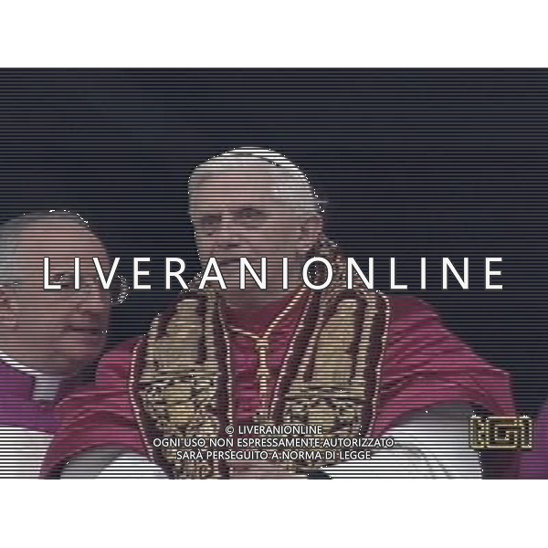 Roma 19/04/2005 Citta\' Del vaticano Eletto il Nuovo papa Joseph Ratzinger Benedetto XVI ag.aldo liverani- Citare La Fonte televisiva