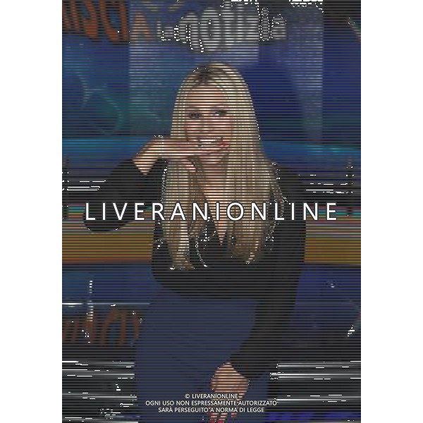 Cologno Monzese ( MI ) 08/01/2018 Mediaset - Photocall Striscia la Notizia Nella foto: Michelle Hunziker PH Lauro Montagnini AG ALDO LIVERANI SAS