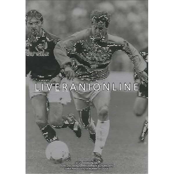 RETROSPETTIVA MICHELE SERENA CALCIATORE NELLA FOTO MICHELE SERENA CON LA MAGLIA DELLA SAMPDORIA AG ALDO LIVERANI SAS