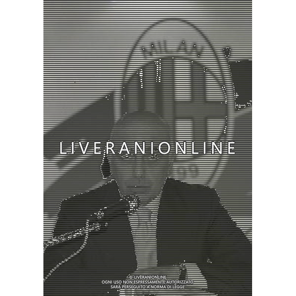 RETROSPETTIVA ADRIANO GALLIANIAMMINISTRATORE DELEGATO MILAN 1995-1996 NELLA FOTO ADRIANO GALLIANI AG ALDO LIVERANI SAS