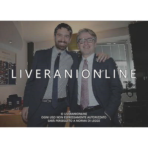 Presentanzione Album del Calciatori Panini 2017/2018 Milano - 10.01.2018 Nella Foto:Giancarlo Marocchi e Marco Cattaneo cronisti Sky /Ph.Vitez-Ag. Aldo Liverani