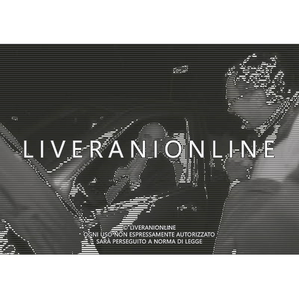01-12-1996 ARCORE DIMISSIONI DELL\'ALLENATORE DEL MILAN WASHINGTON TABAREZ NELLA FOTO ADRIANO GALLIANI ESCE DALLA VILLA DI SILVIO BERLUSCONI AD ARCORE AG ALDO LIVERANI SAS