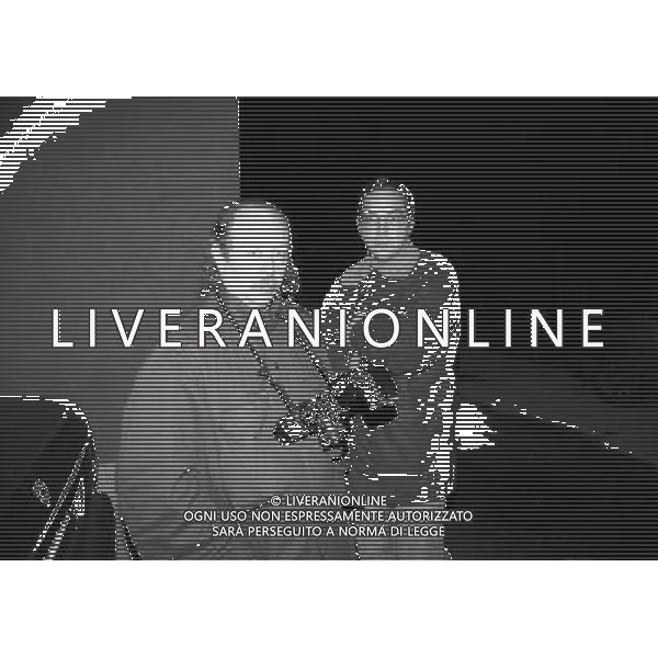 01-12-1996 ARCORE DIMISSIONI DELL\'ALLENATORE DEL MILAN WASHINGTON TABAREZ NELLA FOTO ENRICO LIVERANI E FAUSTO SALA AG ALDO LIVERANI SAS