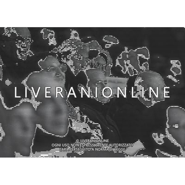 1997-1998 RETROSPETTIVA ADRIANO GALLIANI AMMINISTRATORE DELEGATO MILAN NELLA FOTO SILVIO BERLUSCONI CON ADRIANO GALLIANI AG ALDO LIVERANI SAS