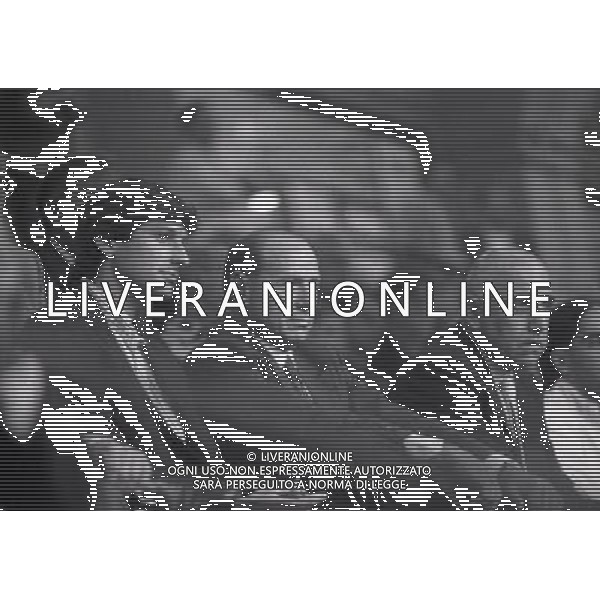 1997-1998 RETROSPETTIVA ADRIANO GALLIANI AMMINISTRATORE DELEGATO MILAN NELLA FOTO SILVIO BERLUSCONI CON ADRIANO GALLIANI E LEONARDO AG ALDO LIVERANI SAS