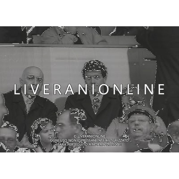 1997-1998 RETROSPETTIVA ADRIANO GALLIANI AMMINISTRATORE DELEGATO MILAN NELLA FOTO ADRIANO GALLIANI CON FABIO CAPELLO AG ALDO LIVERANI SAS