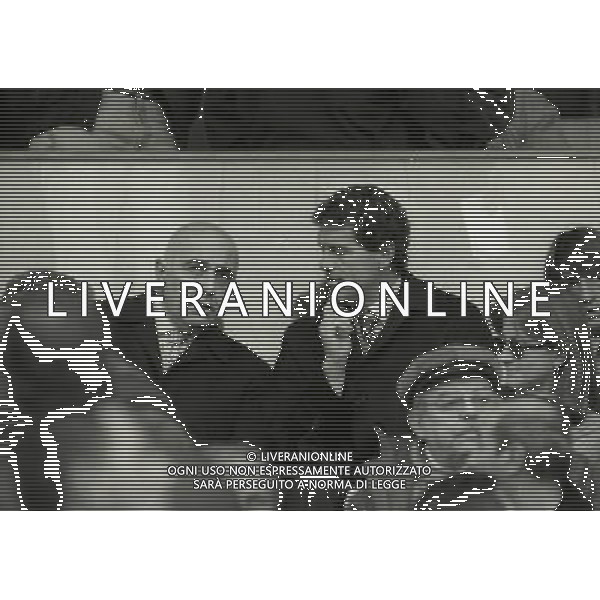1997-1998 RETROSPETTIVA ADRIANO GALLIANI AMMINISTRATORE DELEGATO MILAN NELLA FOTO ADRIANO GALLIANI CON FABIO CAPELLO AG ALDO LIVERANI SAS