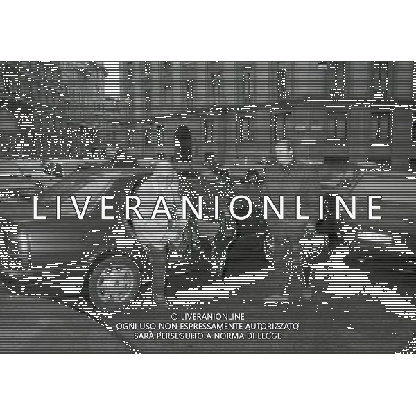 1996 MILANO PIAZZA DUSE SEDE FC INTERNAZIONALE VISITA DI ANTONIO GIRAUDO E ADRIANO GALLIANI NELLA SEDE INTER NELLA FOTO ADRIANO GALLIANI CON UMBERTO GANDINI AG ALDO LIVERANI SAS