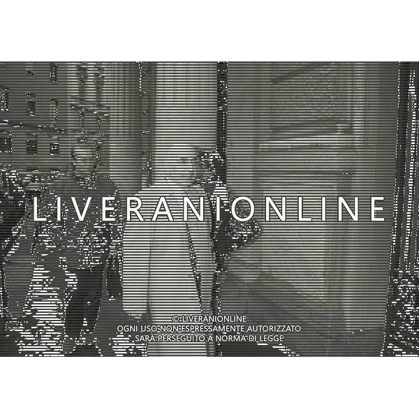 1996 MILANO PIAZZA DUSE SEDE FC INTERNAZIONALE VISITA DI ANTONIO GIRAUDO E ADRIANO GALLIANI NELLA SEDE INTER NELLA FOTO ADRIANO GALLIANI AG ALDO LIVERANI SAS