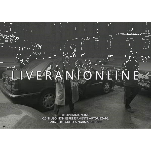 1996 MILANO PIAZZA DUSE SEDE FC INTERNAZIONALE VISITA DI ANTONIO GIRAUDO E ADRIANO GALLIANI NELLA SEDE INTER NELLA FOTO ADRIANO GALLIANI AG ALDO LIVERANI SAS