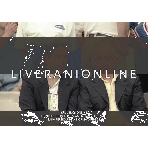 1996-1997 RETROSPETTIVA ADRIANO GALLIANI AMMINISTRATORE MILAN CALCIO NELLA FOTO ADRIANO GALLIANI CON IL FIGLIO AG ALDO LIVERANI SAS