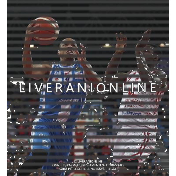 Lega Basket serie A Victoria Libertas Pallacanestro Pesaro - Banco di Sardegna Sassari 13/01/2018 nella foto: Hatcher Williams Â©Claudio Zamagni/Agenzia Aldo Liverani Hatcher Williams during basketball match between Victoria Libertas Pallacanestro Pesaro and Banco di Sardegna Sassari at Adriatic Arena in Pesaro on January 13 2018 photo credit Claudio Zamagni/Aldo Liverani Photo Agency / AGENZIA ALDO LIVERANI SAS 