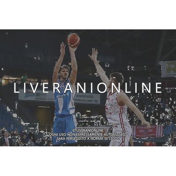 Lega Basket serie A Victoria Libertas Pallacanestro Pesaro - Banco di Sardegna Sassari 13/01/2018 nella foto: Polonara Achille Â©Claudio Zamagni/Agenzia Aldo Liverani Polonara Achille during basketball match between Victoria Libertas Pallacanestro Pesaro and Banco di Sardegna Sassari at Adriatic Arena in Pesaro on January 13 2018 photo credit Claudio Zamagni/Aldo Liverani Photo Agency / AGENZIA ALDO LIVERANI SAS 