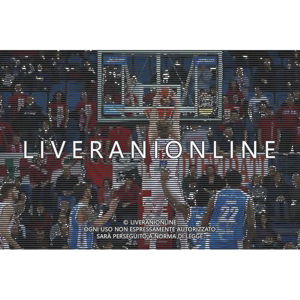 Lega Basket serie A Victoria Libertas Pallacanestro Pesaro - Banco di Sardegna Sassari 13/01/2018 nella foto: Mika Erik Â©Claudio Zamagni/Agenzia Aldo Liverani Mika Erik during basketball match between Victoria Libertas Pallacanestro Pesaro and Banco di Sardegna Sassari at Adriatic Arena in Pesaro on January 13 2018 photo credit Claudio Zamagni/Aldo Liverani Photo Agency / AGENZIA ALDO LIVERANI SAS 