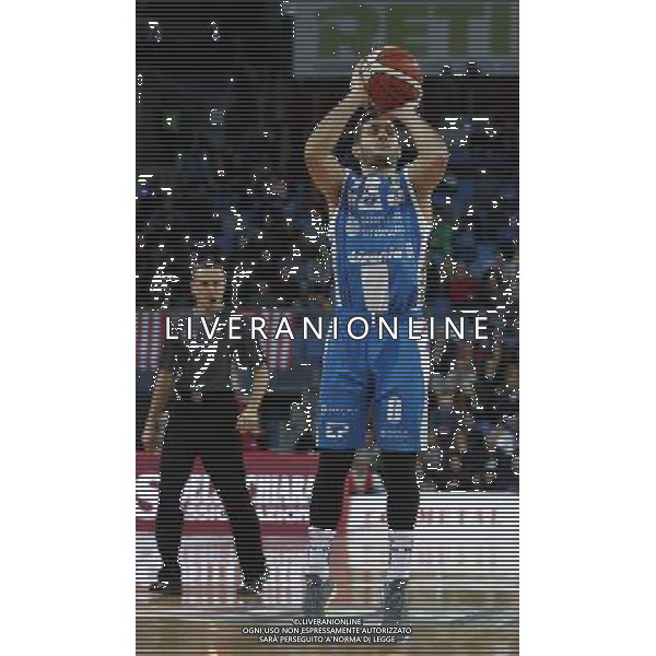 Lega Basket serie A Victoria Libertas Pallacanestro Pesaro - Banco di Sardegna Sassari 13/01/2018 nella foto: Spissu Marco Â©Claudio Zamagni/Agenzia Aldo Liverani Spissu Marco during basketball match between Victoria Libertas Pallacanestro Pesaro and Banco di Sardegna Sassari at Adriatic Arena in Pesaro on January 13 2018 photo credit Claudio Zamagni/Aldo Liverani Photo Agency / AGENZIA ALDO LIVERANI SAS 