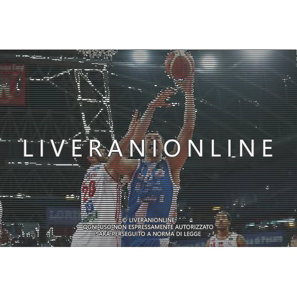 Lega Basket serie A Victoria Libertas Pallacanestro Pesaro - Banco di Sardegna Sassari 13/01/2018 nella foto: Planinic Darko Â©Claudio Zamagni/Agenzia Aldo Liverani Planinic Darko during basketball match between Victoria Libertas Pallacanestro Pesaro and Banco di Sardegna Sassari at Adriatic Arena in Pesaro on January 13 2018 photo credit Claudio Zamagni/Aldo Liverani Photo Agency / AGENZIA ALDO LIVERANI SAS 