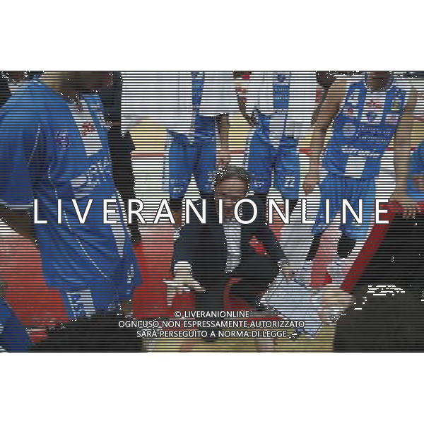 Lega Basket serie A Victoria Libertas Pallacanestro Pesaro - Banco di Sardegna Sassari 13/01/2018 nella foto: Coach Pasquini Federico Â©Claudio Zamagni/Agenzia Aldo Liverani Coach Pasquini Federico during basketball match between Victoria Libertas Pallacanestro Pesaro and Banco di Sardegna Sassari at Adriatic Arena in Pesaro on January 13 2018 photo credit Claudio Zamagni/Aldo Liverani Photo Agency / AGENZIA ALDO LIVERANI SAS 