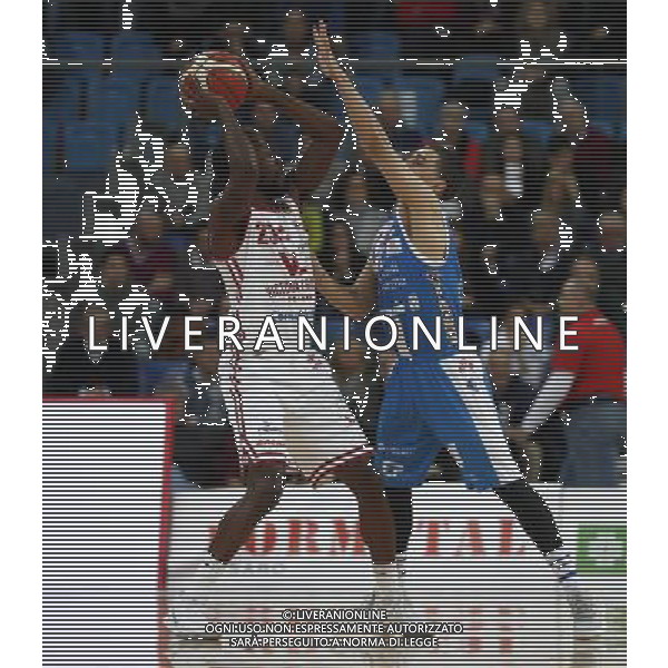 Lega Basket serie A Victoria Libertas Pallacanestro Pesaro - Banco di Sardegna Sassari 13/01/2018 nella foto: Mario Little Bamforth Scott ©Claudio Zamagni/Agenzia Aldo Liverani Mario Little Bamforth Scott during basketball match between Victoria Libertas Pallacanestro Pesaro and Banco di Sardegna Sassari at Adriatic Arena in Pesaro on January 13 2018 photo credit Claudio Zamagni/Aldo Liverani Photo Agency 