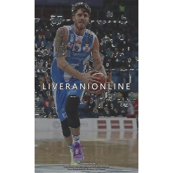 Lega Basket serie A Victoria Libertas Pallacanestro Pesaro - Banco di Sardegna Sassari 13/01/2018 nella foto: Polonara Achille ©Claudio Zamagni/Agenzia Aldo Liverani Polonara Achille during basketball match between Victoria Libertas Pallacanestro Pesaro and Banco di Sardegna Sassari at Adriatic Arena in Pesaro on January 13 2018 photo credit Claudio Zamagni/Aldo Liverani Photo Agency 