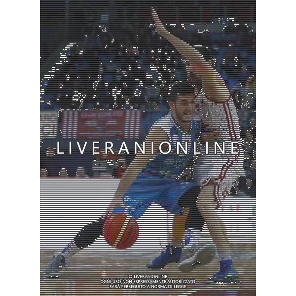 Lega Basket serie A Victoria Libertas Pallacanestro Pesaro - Banco di Sardegna Sassari 13/01/2018 nella foto: Spissu Marco ©Claudio Zamagni/Agenzia Aldo Liverani Spissu Marco during basketball match between Victoria Libertas Pallacanestro Pesaro and Banco di Sardegna Sassari at Adriatic Arena in Pesaro on January 13 2018 photo credit Claudio Zamagni/Aldo Liverani Photo Agency 