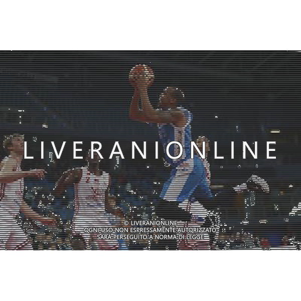 Lega Basket serie A Victoria Libertas Pallacanestro Pesaro - Banco di Sardegna Sassari 13/01/2018 nella foto: Hatcher Williams ©Claudio Zamagni/Agenzia Aldo Liverani Hatcher Williams during basketball match between Victoria Libertas Pallacanestro Pesaro and Banco di Sardegna Sassari at Adriatic Arena in Pesaro on January 13 2018 photo credit Claudio Zamagni/Aldo Liverani Photo Agency 