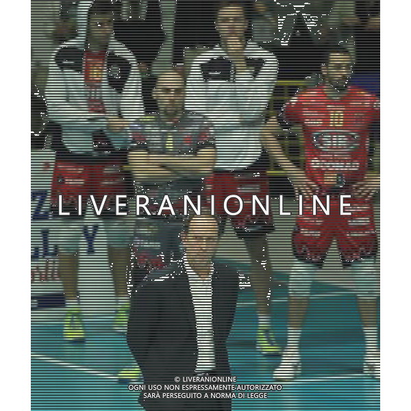 Regular Season SuperLega UnipolSai di Volley 5a Giornata di Ritorno Monza (MB) - 13.01.2018 Gi Group Monza-Sir Safety Conad Perugia Nella Foto:Bernardi Lorenzo /Ph.Vitez-Ag. Aldo Liverani