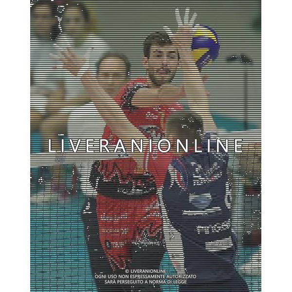 Regular Season SuperLega UnipolSai di Volley 5a Giornata di Ritorno Monza (MB) - 13.01.2018 Gi Group Monza-Sir Safety Conad Perugia Nella Foto:Russell Aaron /Ph.Vitez-Ag. Aldo Liverani