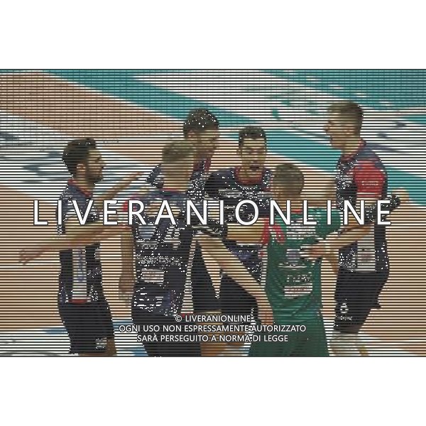 Regular Season SuperLega UnipolSai di Volley 5a Giornata di Ritorno Monza (MB) - 13.01.2018 Gi Group Monza-Sir Safety Conad Perugia Nella Foto:Esultanza Monza /Ph.Vitez-Ag. Aldo Liverani