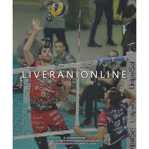 Regular Season SuperLega UnipolSai di Volley 5a Giornata di Ritorno Monza (MB) - 13.01.2018 Gi Group Monza-Sir Safety Conad Perugia Nella Foto:Russell Aaron /Ph.Vitez-Ag. Aldo Liverani