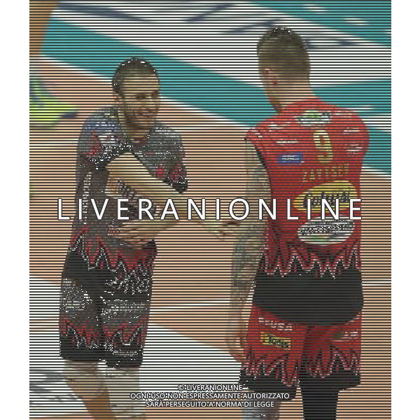 Regular Season SuperLega UnipolSai di Volley 5a Giornata di Ritorno Monza (MB) - 13.01.2018 Gi Group Monza-Sir Safety Conad Perugia Nella Foto:Colaci Massimo - Zaytsev Ivan /Ph.Vitez-Ag. Aldo Liverani
