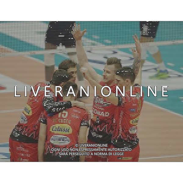 Regular Season SuperLega UnipolSai di Volley 5a Giornata di Ritorno Monza (MB) - 13.01.2018 Gi Group Monza-Sir Safety Conad Perugia Nella Foto:Esultanza Perugia /Ph.Vitez-Ag. Aldo Liverani