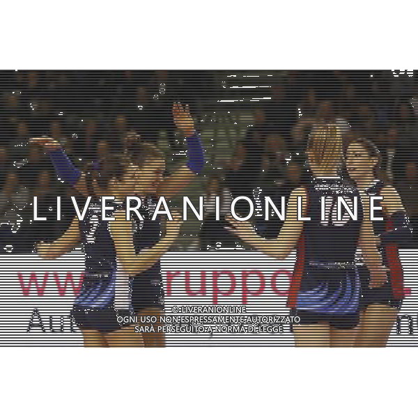 MyCicero volley Pesaro - Sab volley Legnano 14/01/2017 nella foto: Esultanza mycicero Â©Claudio Zamagni/Agenzia Aldo Liverani / AGENZIA ALDO LIVERANI SAS 