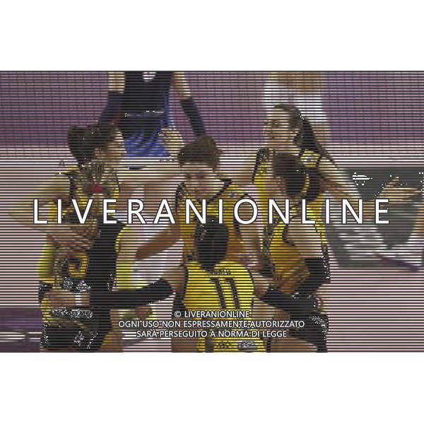 MyCicero volley Pesaro - Sab volley Legnano 14/01/2017 nella foto: Esultanza sab legnano Â©Claudio Zamagni/Agenzia Aldo Liverani / AGENZIA ALDO LIVERANI SAS 