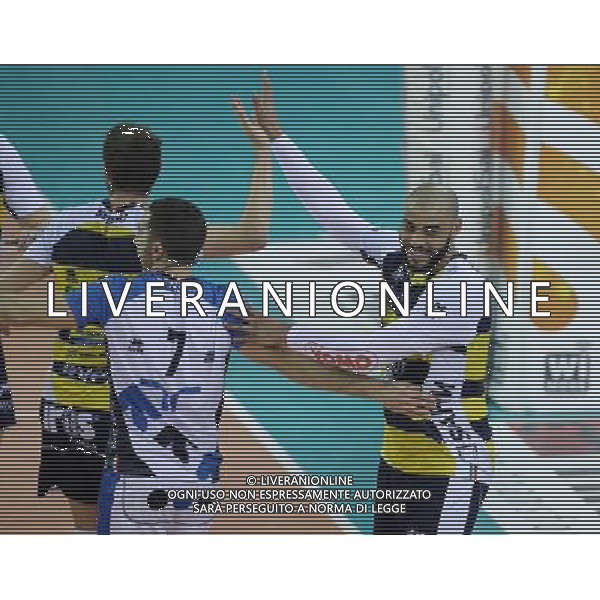 Regular Season SuperLega UnipolSai di Volley 2017/2018 5a Giornata di Ritorno Modena - 14.01.2018 Azimut Modena-Calzedonna Verona Nella Foto:Ngapeth Eavin esulta /Ph.Vitez-Ag. Aldo Liverani